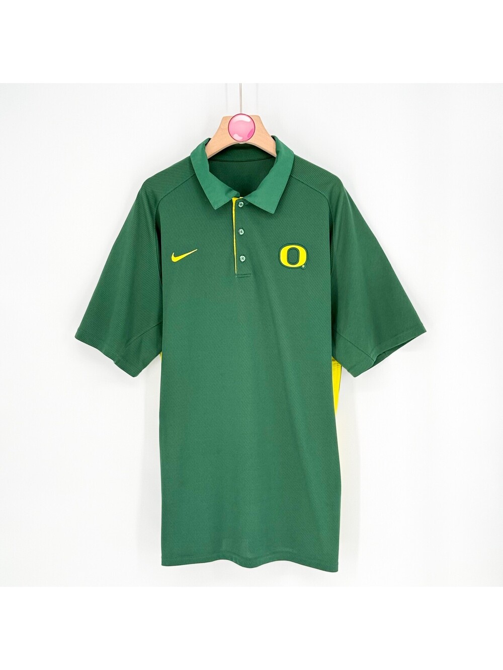 Nike Oregon Ducks‎ Dri-FIT NCAA Football Golf Polo Men's XL